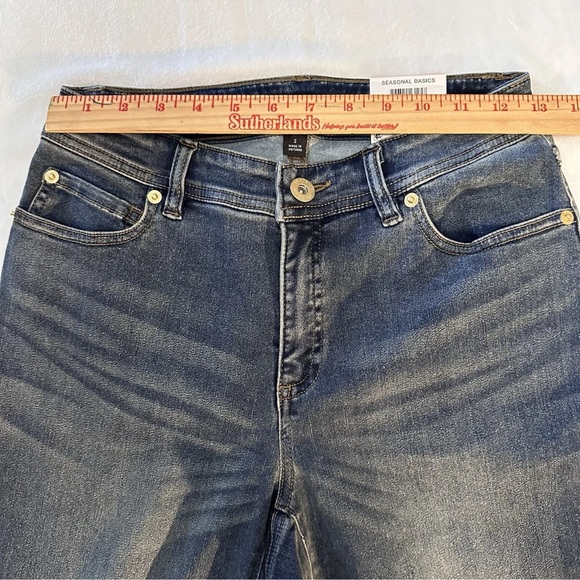 INC Denim Mid Rise Skinny Crop Jeans 2/26 Light Indigo Faded Wash NWT - Picture 11 of 15